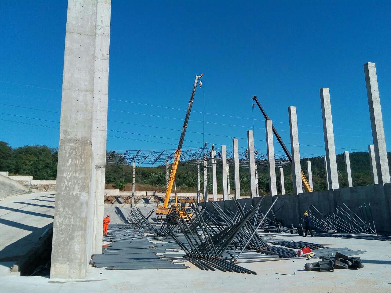 醴陵搅拌站网架